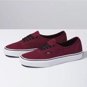 Vans Authentic Port Royale Red/Black low tops
